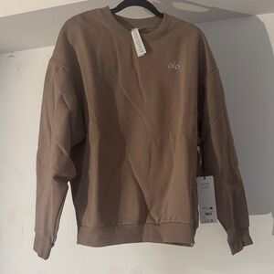 ALO Yoga Tan Accolade Sweatshirt size M